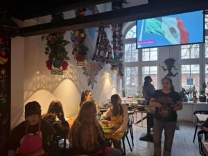 Warsztaty językowo-kulinarne widok sali